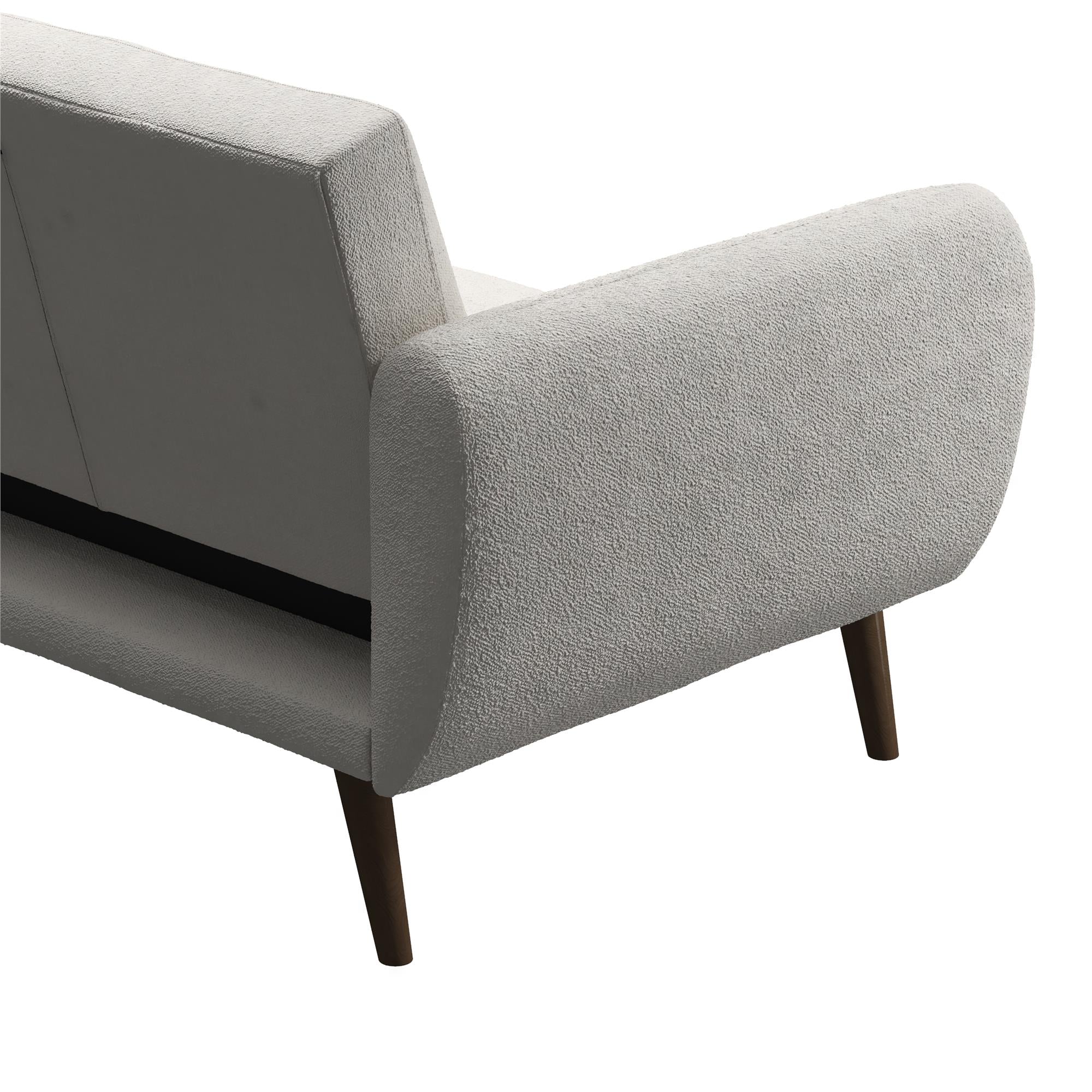 Novogratz Brittany Futon Sofa Bed - Ivory Boucle