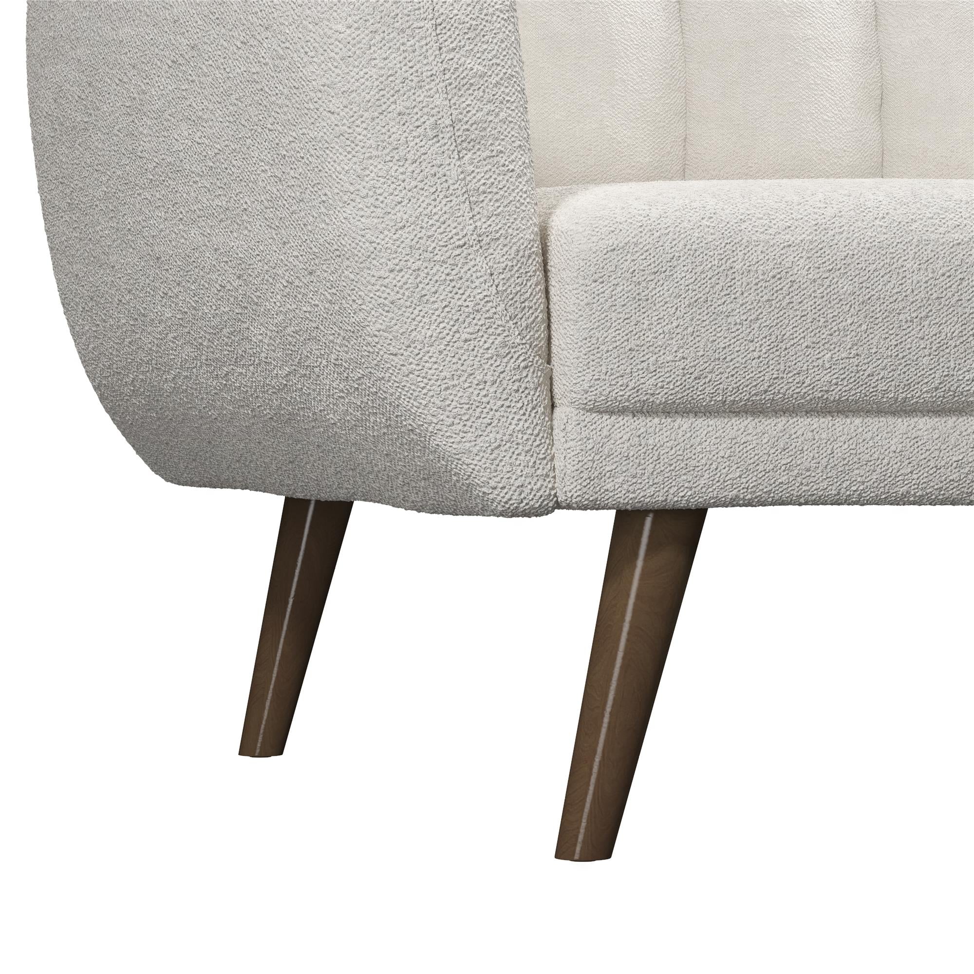 Novogratz Brittany Futon Sofa Bed - Ivory Boucle