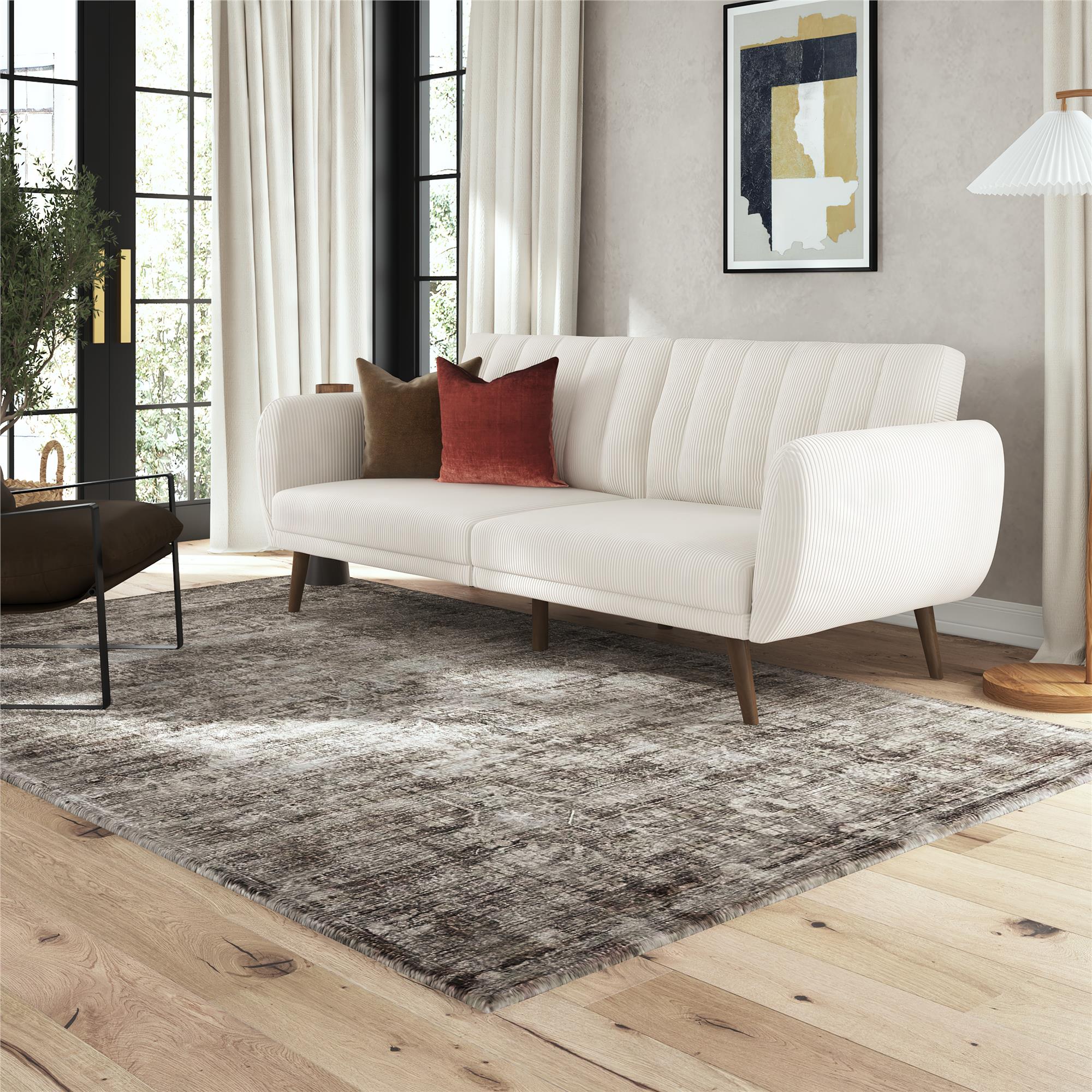 Novogratz Brittany Futon Sofa Bed - Ivory