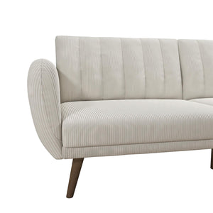 Novogratz Brittany Futon Sofa Bed - Ivory