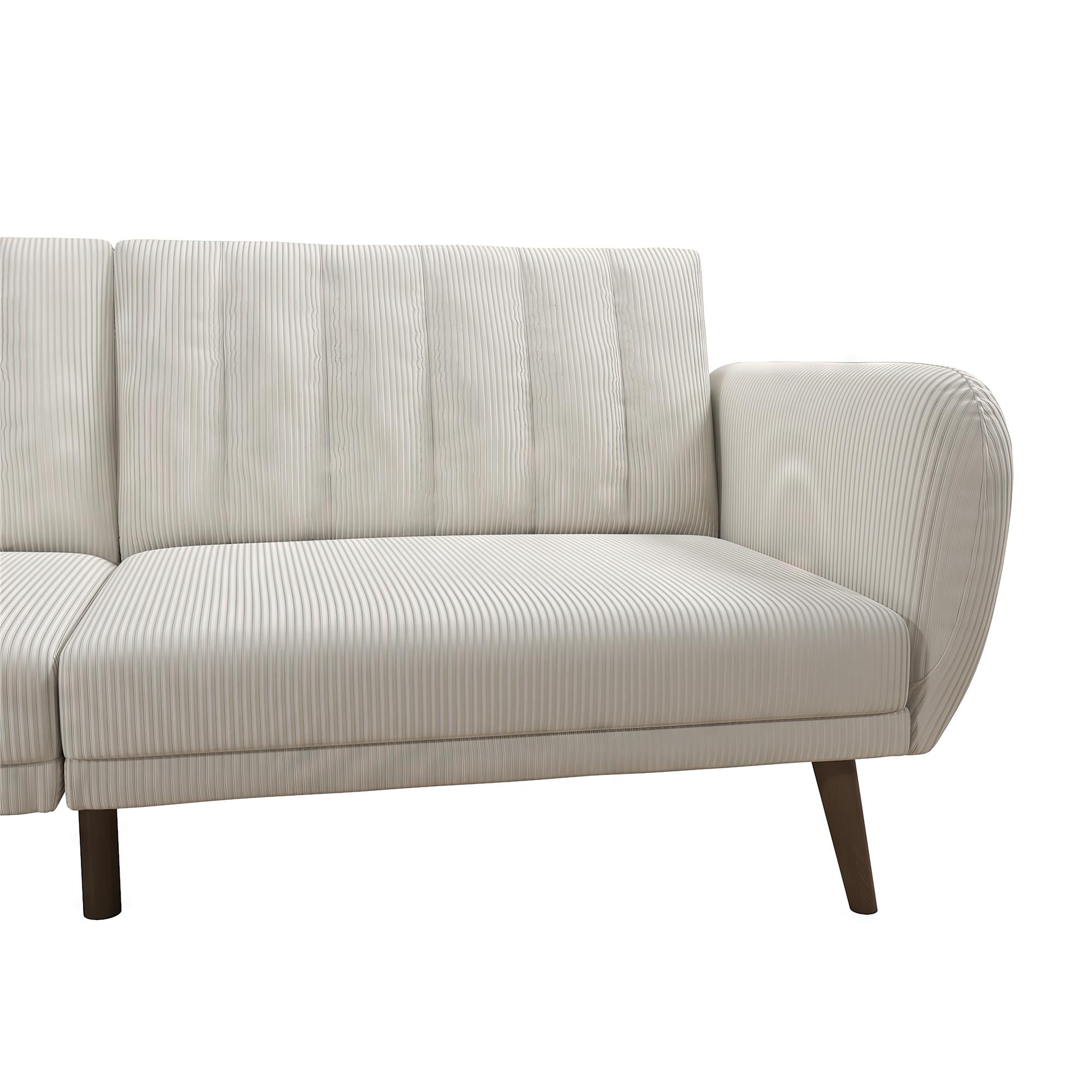 Novogratz Brittany Futon Sofa Bed - Ivory