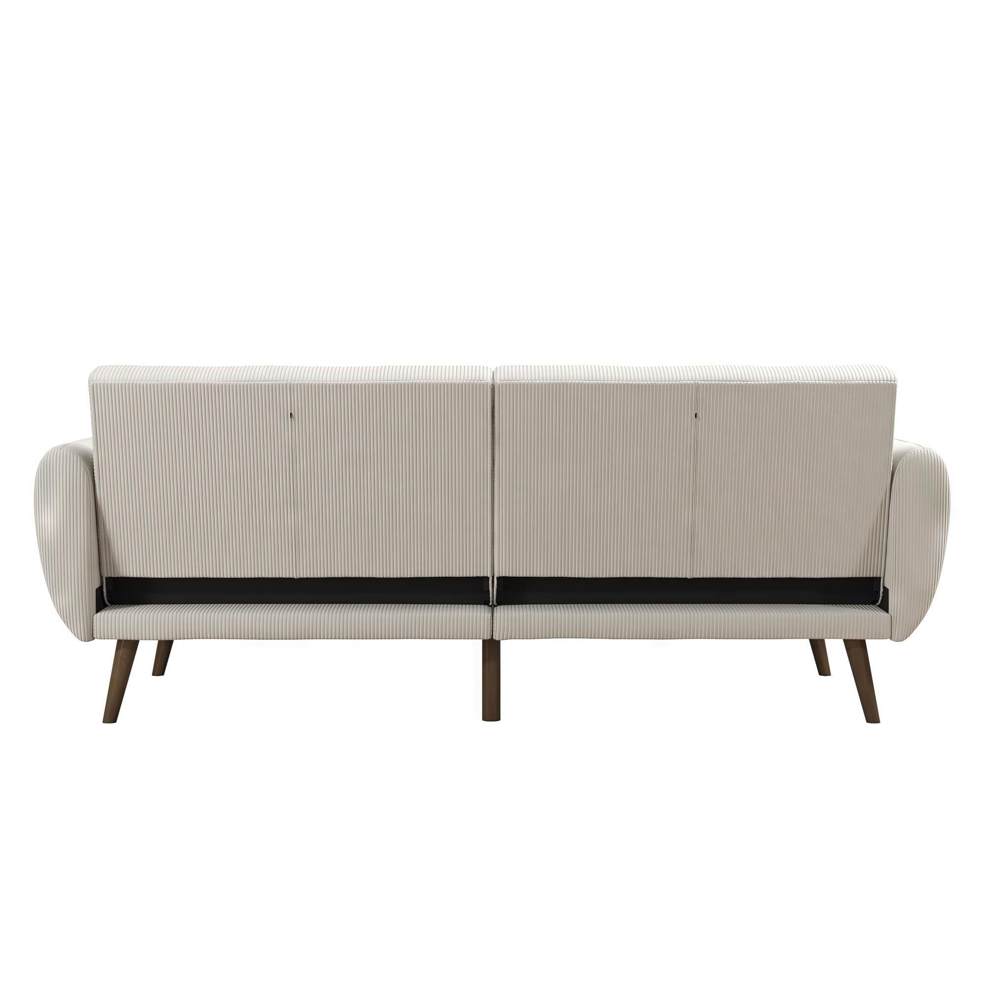 Novogratz Brittany Futon Sofa Bed - Ivory