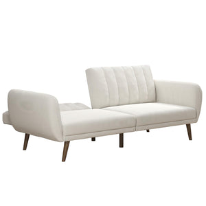 Novogratz Brittany Futon Sofa Bed - Ivory
