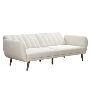 Novogratz Brittany Futon Sofa Bed - Ivory