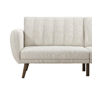 Novogratz Brittany Futon Sofa Bed - Ivory