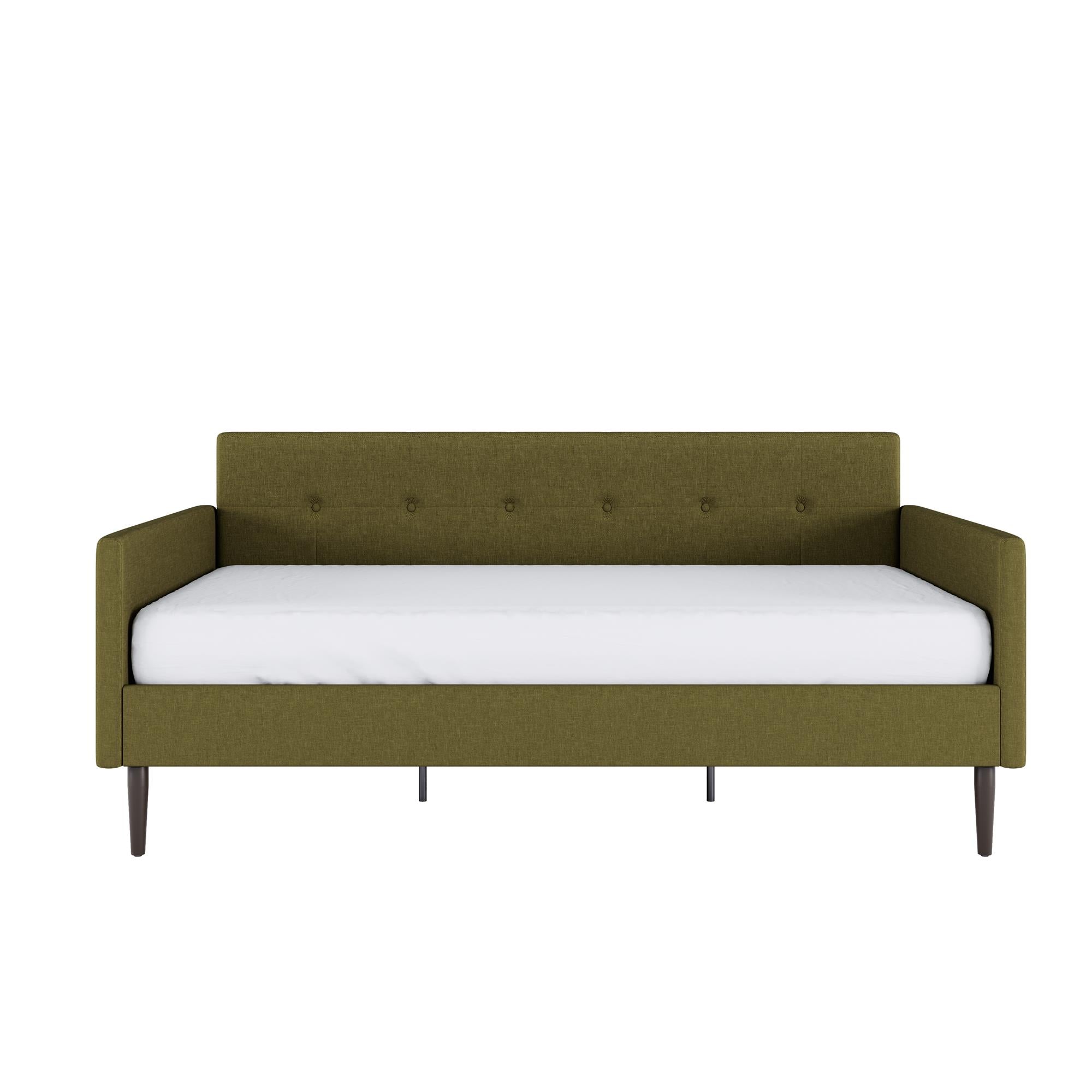 DHP Wimberly Upholstered Daybed - Olive Green - Twin