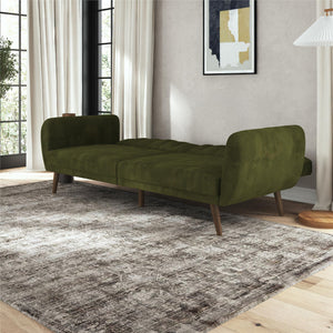 Novogratz Brittany Futon Sofa Bed - Sage Green