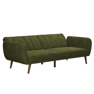 Novogratz Brittany Futon Sofa Bed - Sage Green