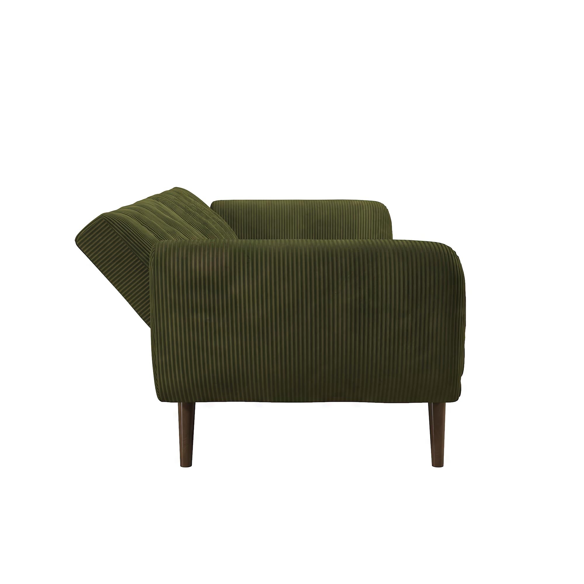 Novogratz Brittany Futon Sofa Bed - Sage Green