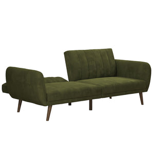 Novogratz Brittany Futon Sofa Bed - Sage Green