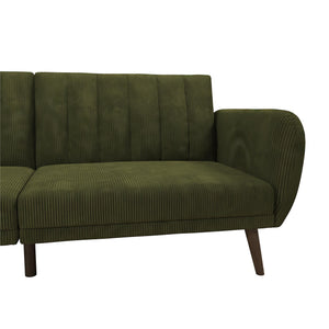 Novogratz Brittany Futon Sofa Bed - Sage Green