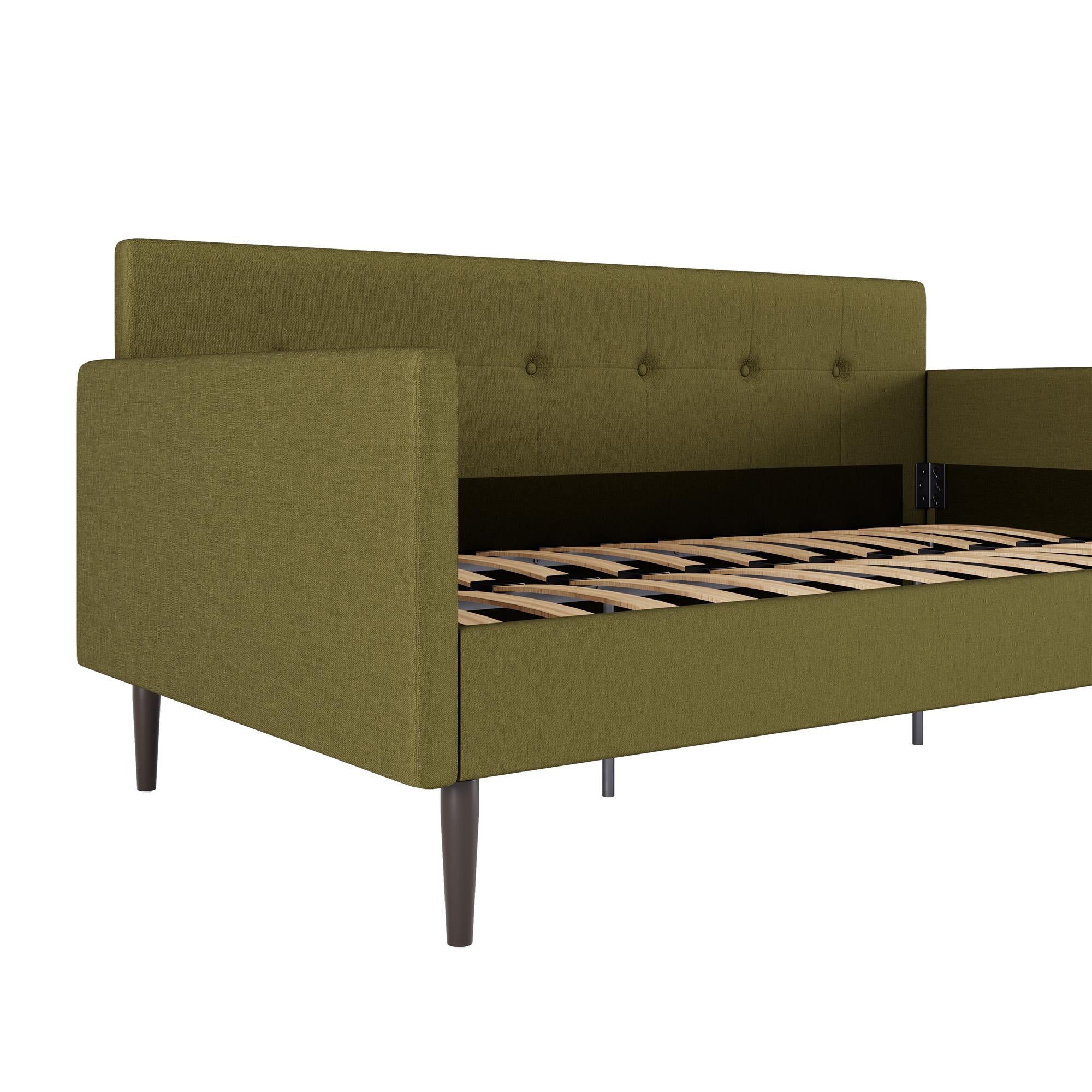 DHP Wimberly Upholstered Daybed - Olive Green - Twin