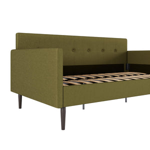 DHP Wimberly Upholstered Daybed - Olive Green - Twin