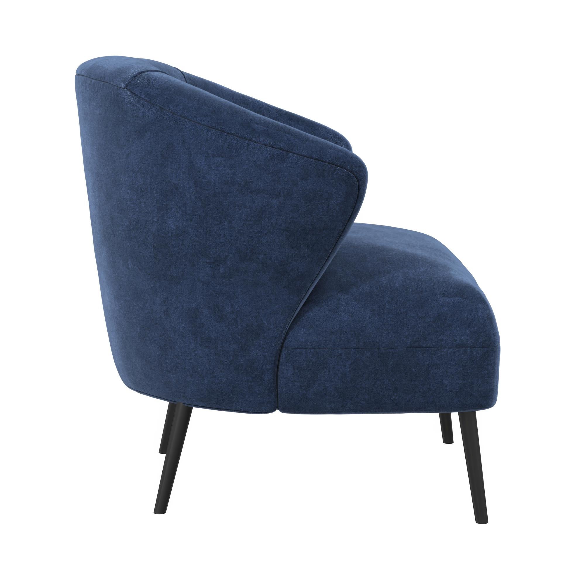 DHP Alice Accent Chair - Navy