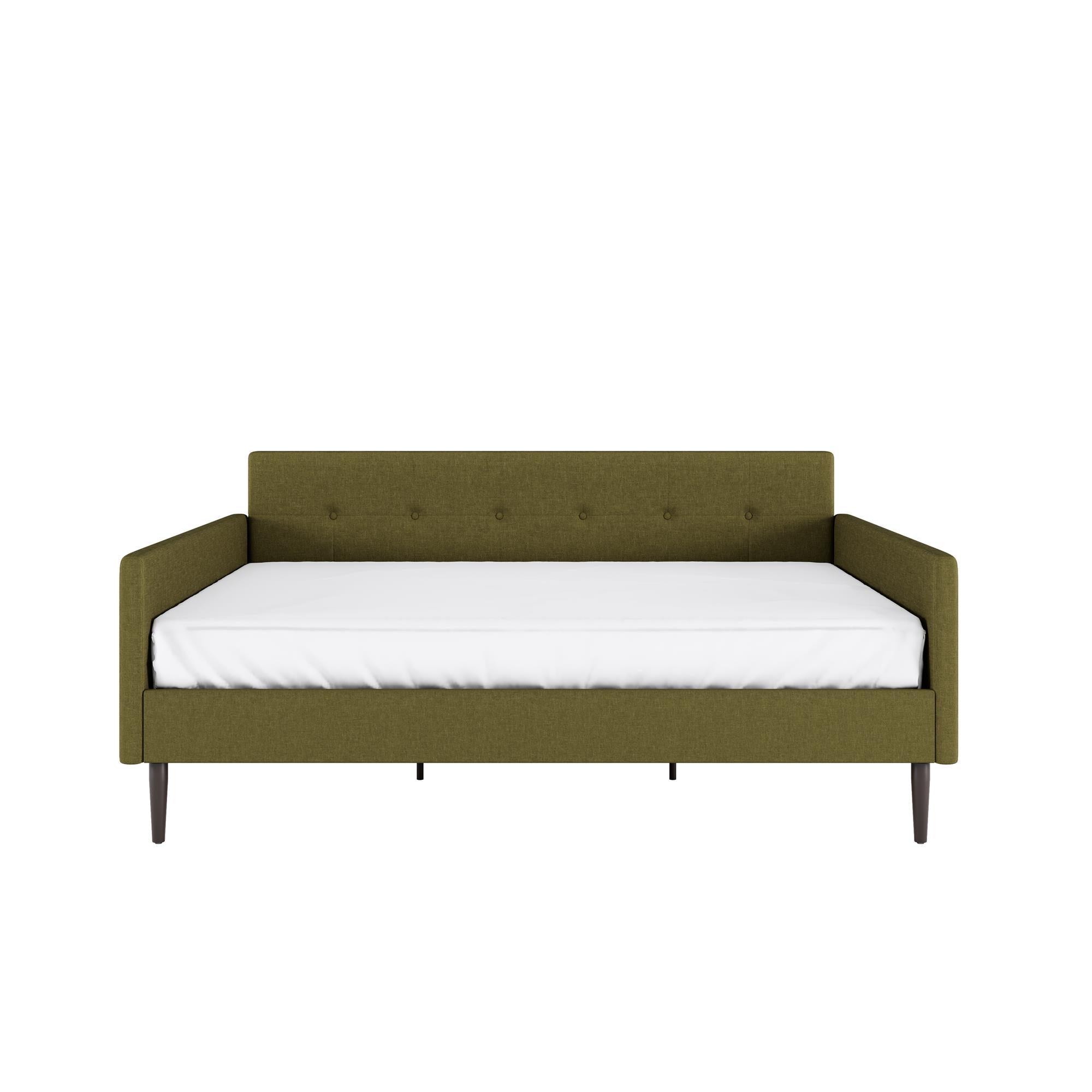 DHP Wimberly Upholstered Daybed - Olive Green - Full