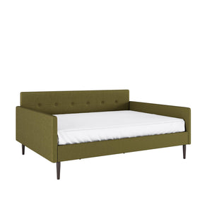 DHP Wimberly Upholstered Daybed - Olive Green - Full