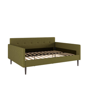 DHP Wimberly Upholstered Daybed - Olive Green - Full