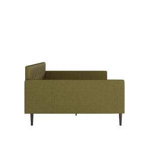 DHP Wimberly Upholstered Daybed - Olive Green - Full