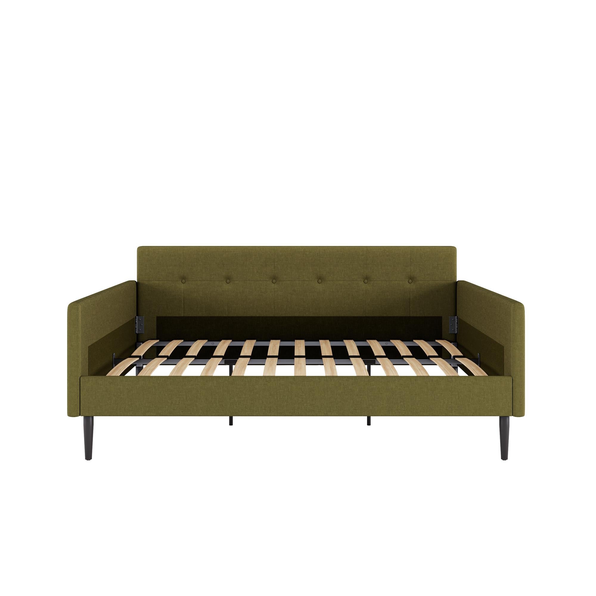 DHP Wimberly Upholstered Daybed - Olive Green - Full