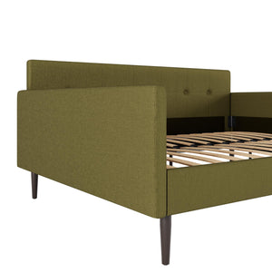 DHP Wimberly Upholstered Daybed - Olive Green - Full
