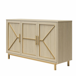 Mr. Kate Neely Wide Accent Cabinet - Pale Oak