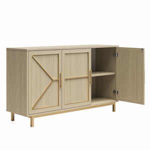 Mr. Kate Neely Wide Accent Cabinet - Pale Oak