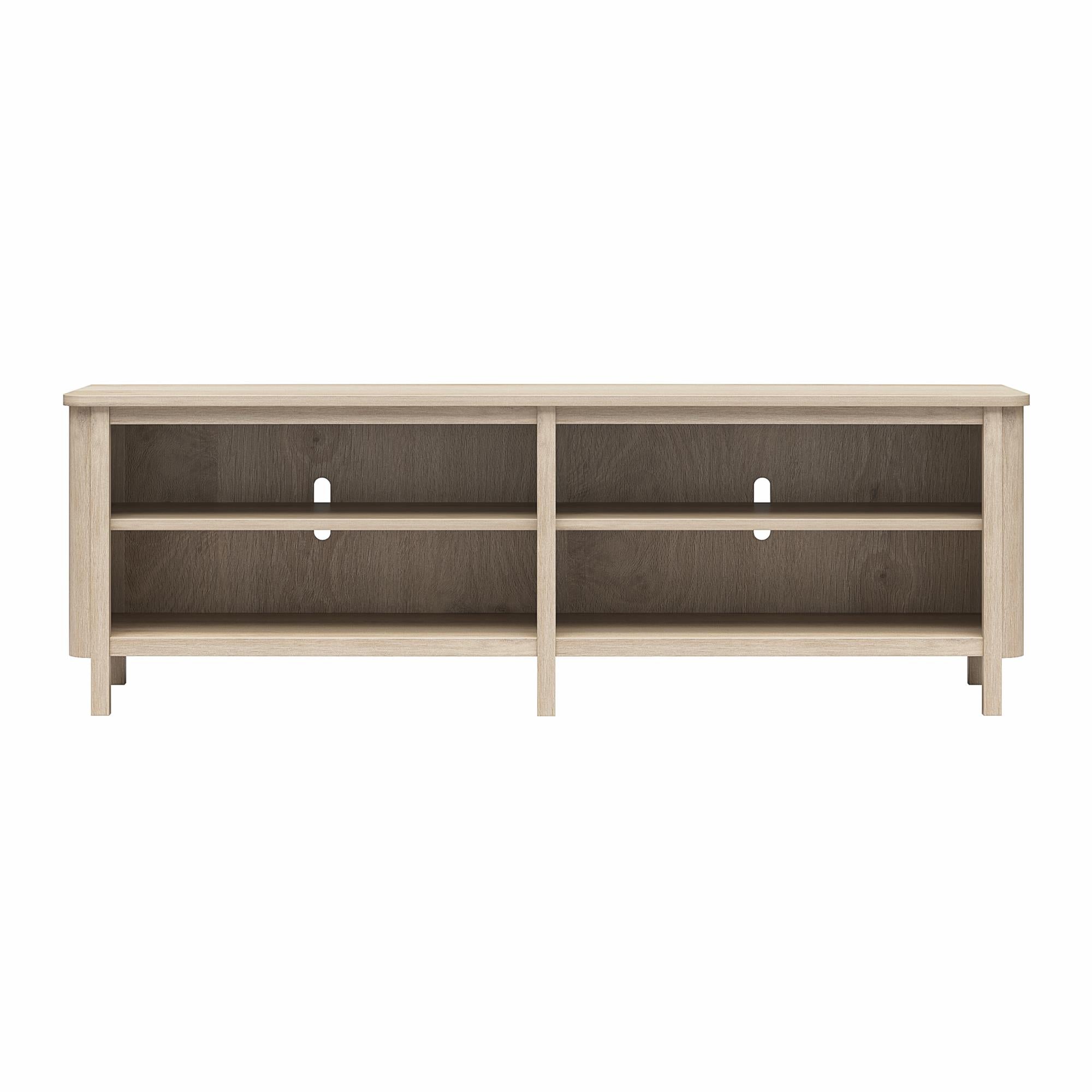 RealRooms Farmhouse Console for TVs up to 75" - Blonde Oak