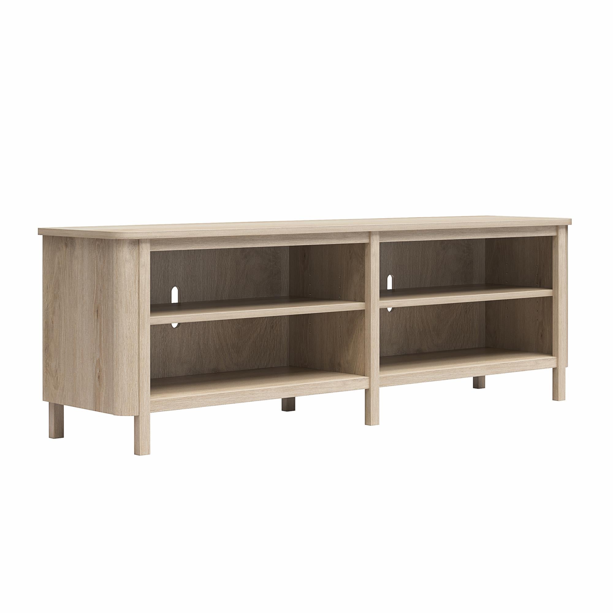 RealRooms Farmhouse Console for TVs up to 75" - Blonde Oak