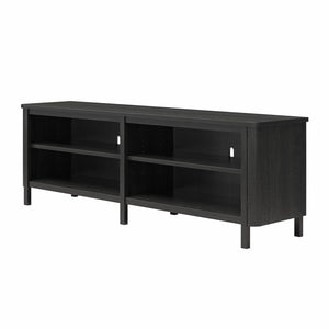 RealRooms Farmhouse Console for TVs up to 75" - Black Oak