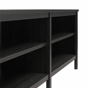 RealRooms Farmhouse Console for TVs up to 75" - Black Oak