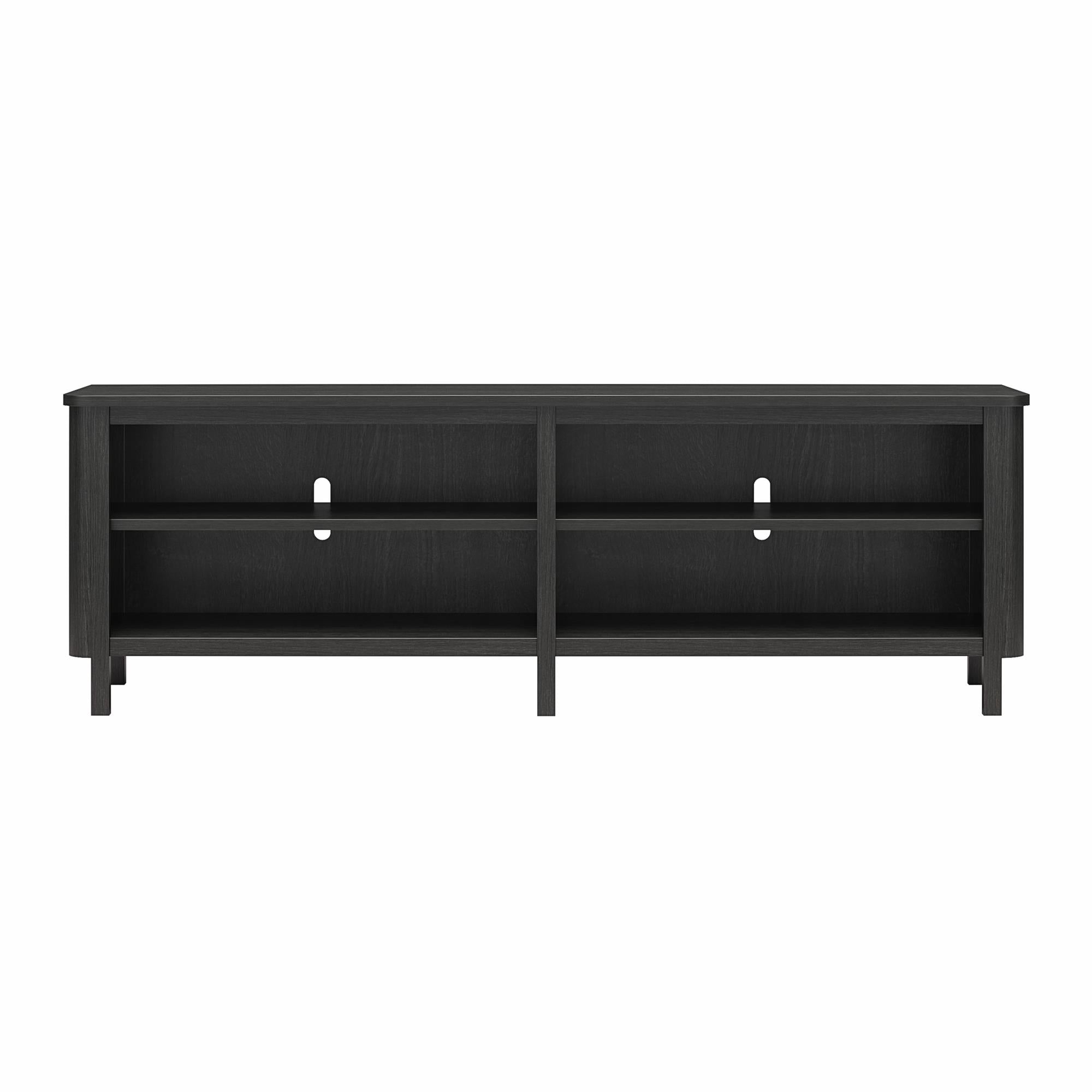 RealRooms Farmhouse Console for TVs up to 75" - Black Oak