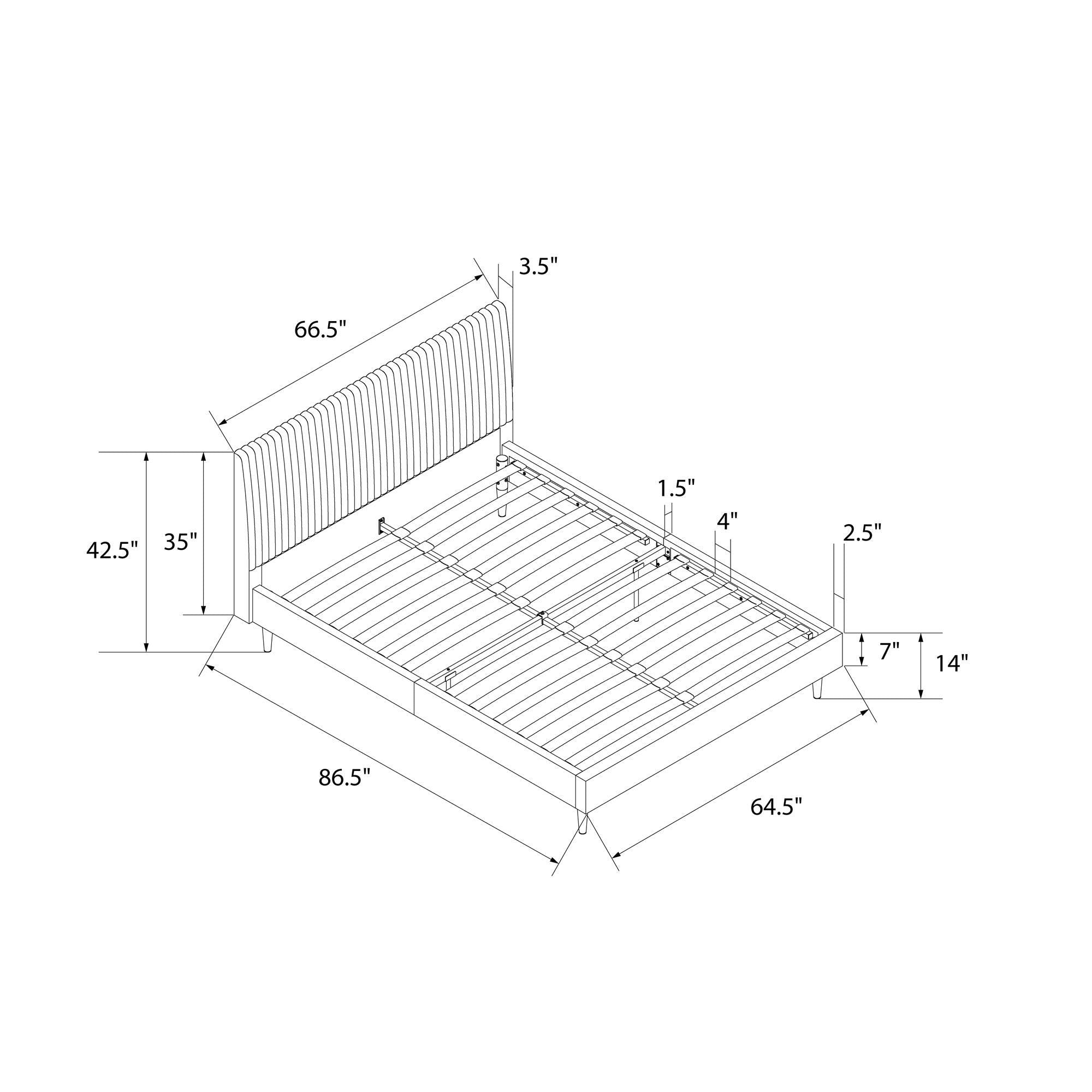 Mr. Kate Daphne Upholstered Bed - Blush - Queen