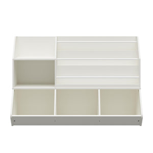 Ameriwood Home Tyler Kids Extra Large Book and Toy Storage Organizer - White