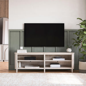 RealRooms Farmhouse Console for TVs up to 75" - Blonde Oak
