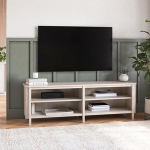 RealRooms Farmhouse Console for TVs up to 75" - Blonde Oak