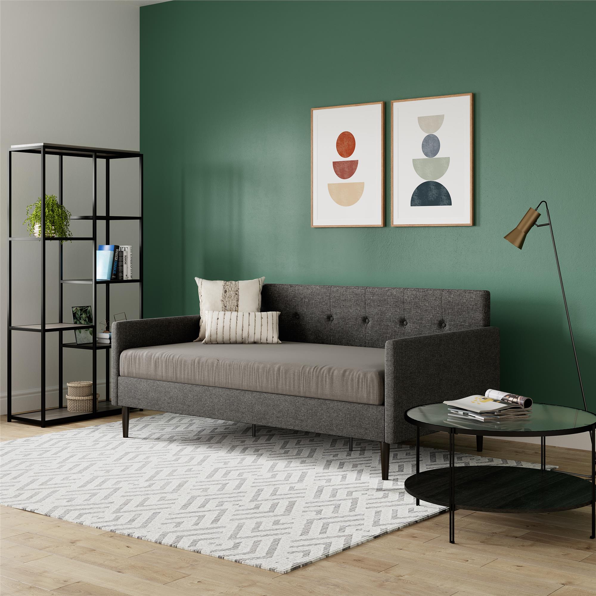 DHP Wimberly Upholstered Daybed - Gray - Twin