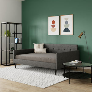 DHP Wimberly Upholstered Daybed - Gray - Full
