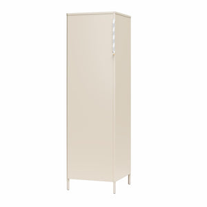 Novogratz Channing Corner Storage Cabinet with 2 Doors - Parchment