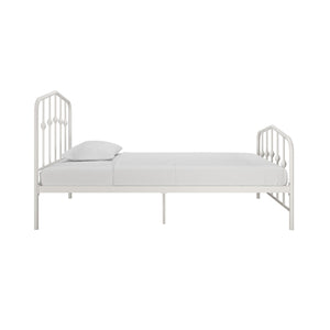 Novogratz Bushwick Metal Bed - Off White - Twin