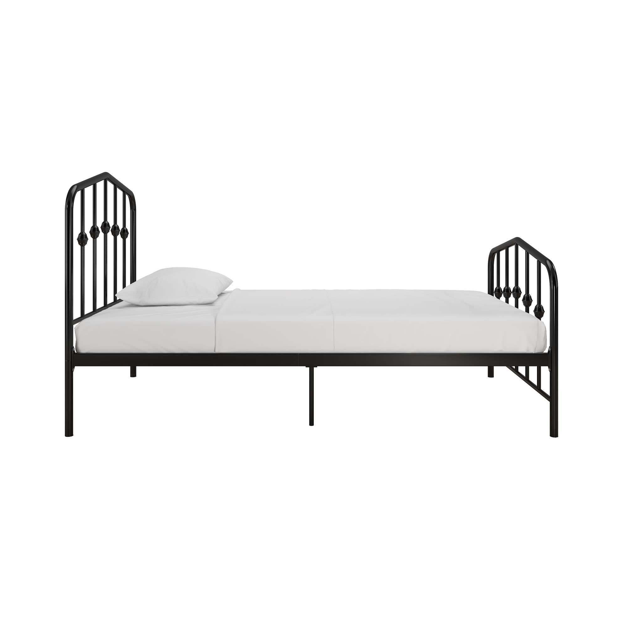 Novogratz Bushwick Metal Bed - Black - Twin