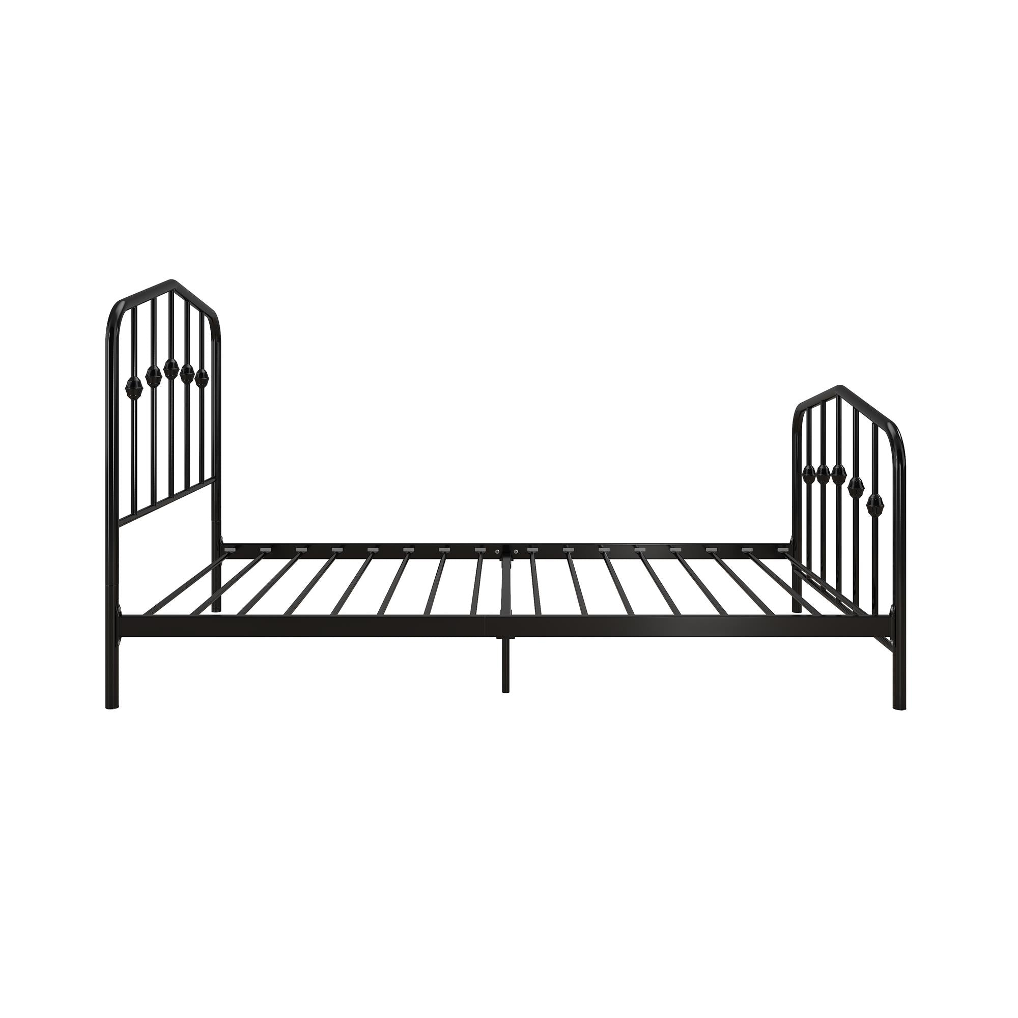 Novogratz Bushwick Metal Bed - Black - Twin