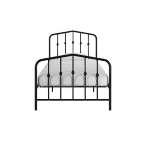 Novogratz Bushwick Metal Bed - Black - Twin