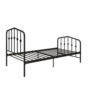 Novogratz Bushwick Metal Bed - Black - Twin