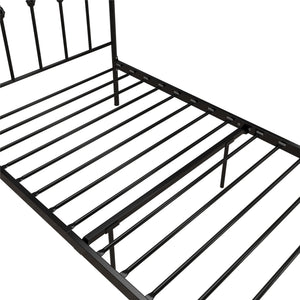 Novogratz Bushwick Metal Bed - Black - Twin