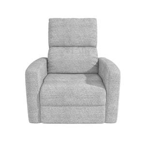 DHP Lukas Swivel Pushback Recliner - Light Gray - 1-Seater