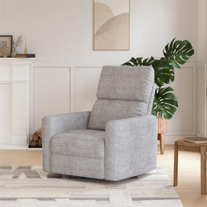 DHP Lukas Swivel Pushback Recliner - Light Gray - 1-Seater