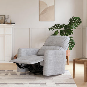 DHP Lukas Swivel Pushback Recliner - Light Gray - 1-Seater