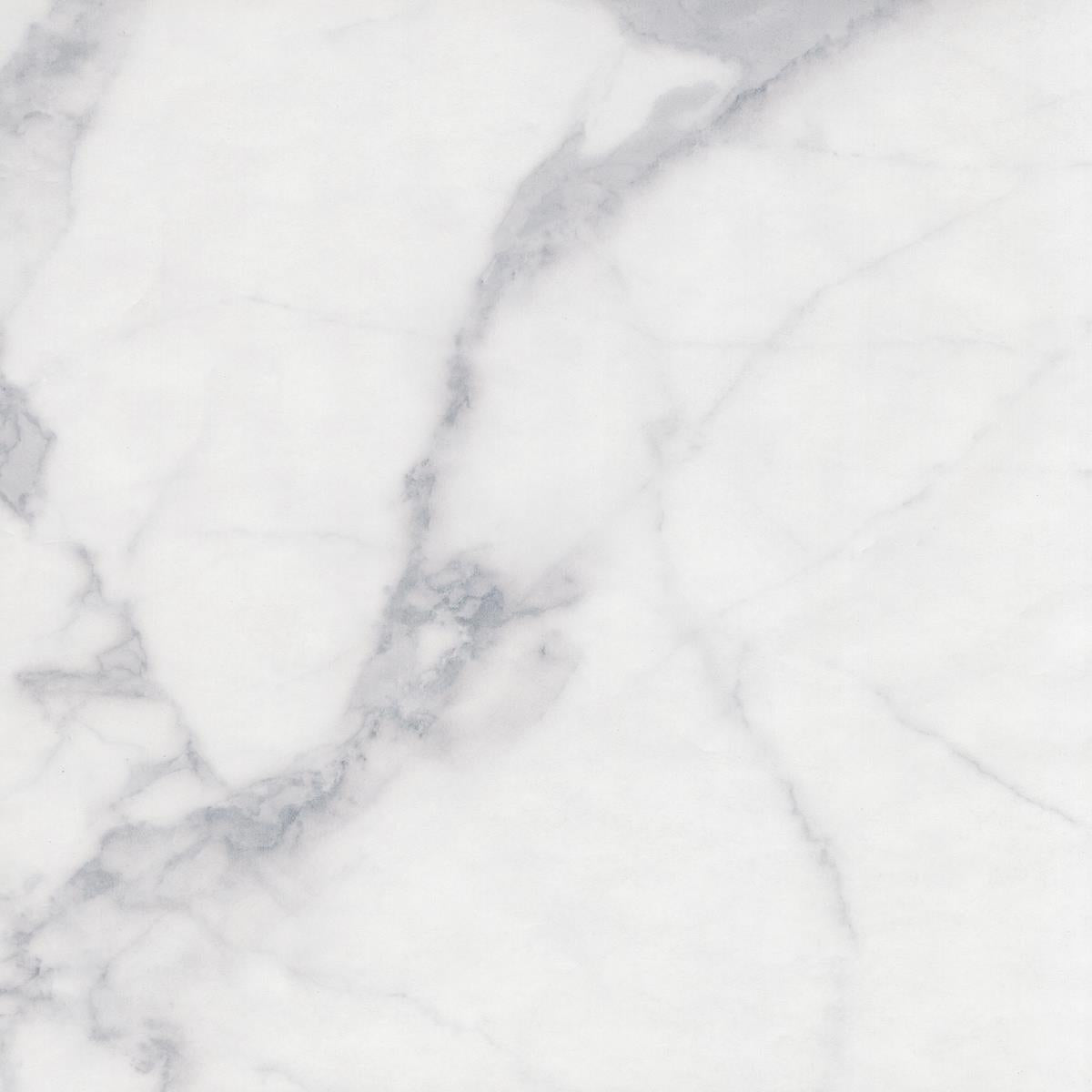 CosmoLiving Brielle Two-Tiered Coffee Table - White marble