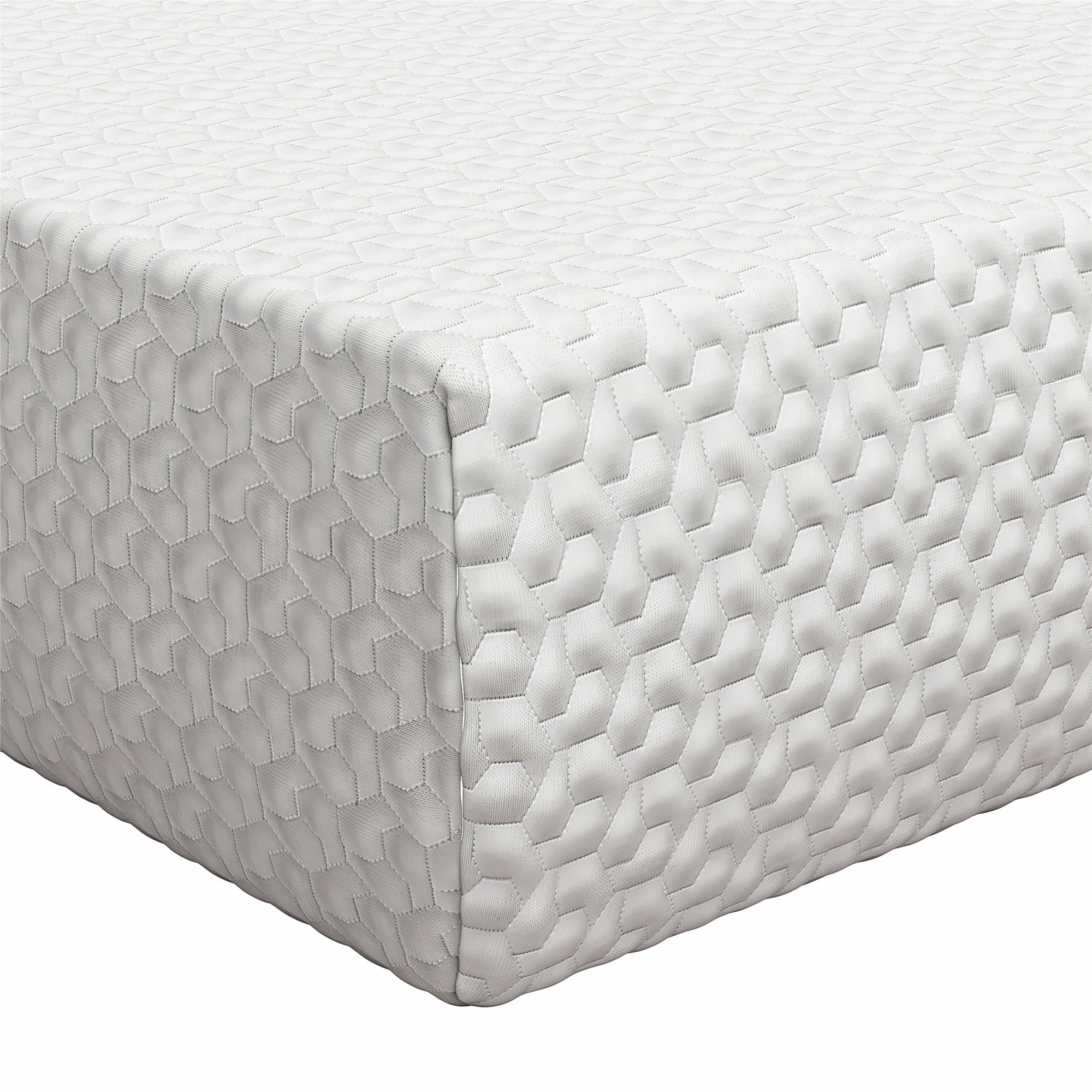 Safety 1st Serene Snuggles Premium 6" Cooling Gel Memory Foam Crib & Toddler Mattress in a Box - White - Crib & Toddler Mattress