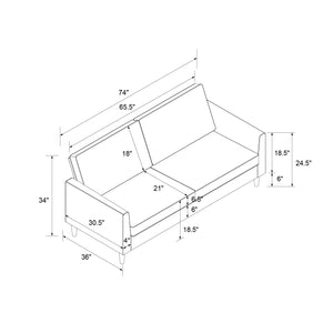 Mr. Kate Winston Sofa - Light Gray